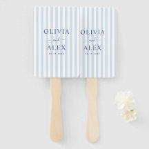 Minimaliste et Chic Mariage Personnalisé Bleu Fran