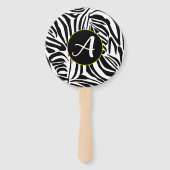 Éventail Modèle Zebra (Dos)