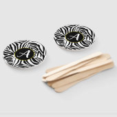 Éventail Modèle Zebra (Non-assemblé)