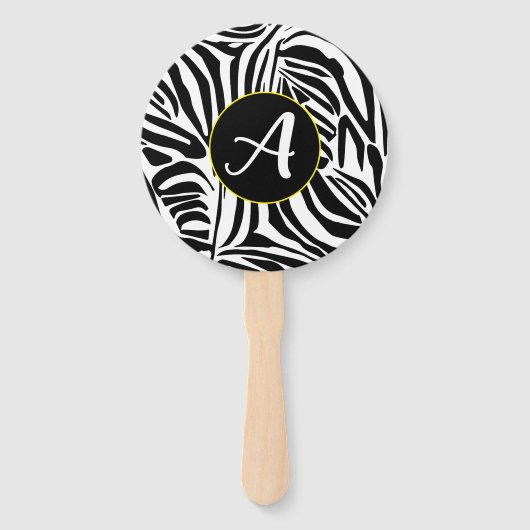 Éventail Modèle Zebra (Devant)