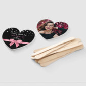 Éventail Moderne chic chic rose doux 16 (Non-assemblé)