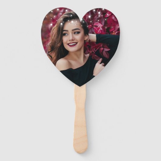 Éventail Moderne chic chic rose doux 16 (Dos)