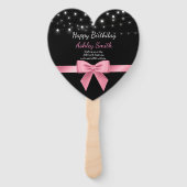 Éventail Moderne chic chic rose doux 16 (Devant)