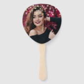 Éventail Moderne élégant chic doux 16 main de ventilateur (Dos)