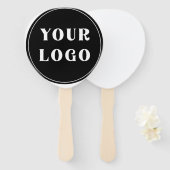 Éventail Moderne, élégant, élégant et personnalisable (Devant et derrière)