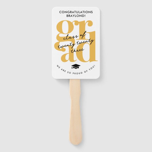 Éventail Moderne et élégant (Dos)