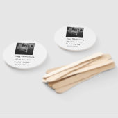 Éventail Moderne heureux 40e anniversaire ajouter nom date (Non-assemblé)