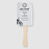 Éventail Moderne Simple Motorcycle programme de mariage d'a (Devant)