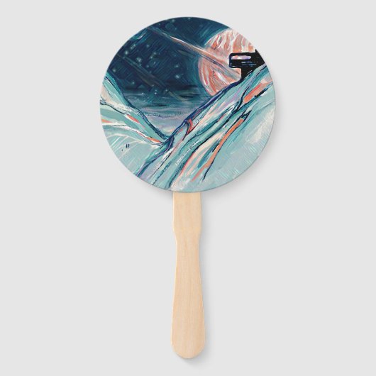 Éventail Mon futur chez soi dans l'espace (Dos)