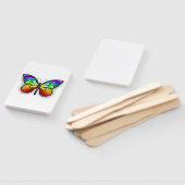 Éventail Monarque papillon arc-en-ciel (Non-assemblé)