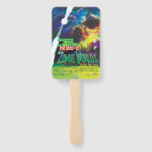 Éventail Mondes Zombie Galaxie d'Halloween (Dos)