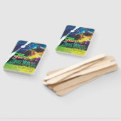 Éventail Mondes Zombie Galaxie d'Halloween (Non-assemblé)