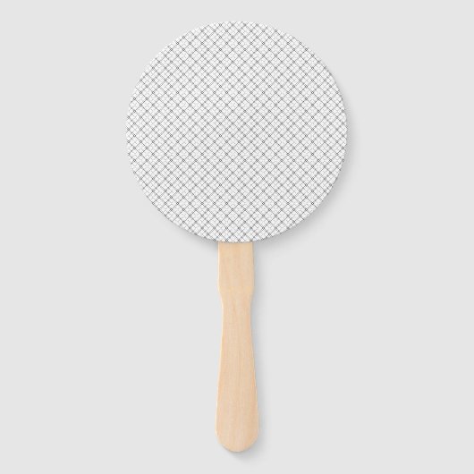 Éventail Monochrome Geometric Texture|Seamless Diamond Look (Devant)