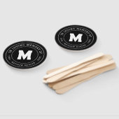 Éventail Monogramme Mémorial En Mémoire Affectueuse (Non-assemblé)