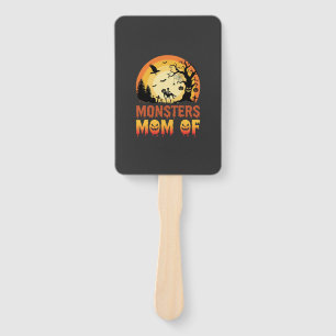Éventail Monstres d'Halloween Maman de la famille squelette