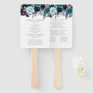 Éventail Moody Boho Turquoise Turquoise Purple Garland Pr