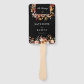 Éventail Moody Elegant Automne Floral (Devant)