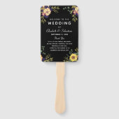 Éventail Moody Floral Programme de mariage Floral Ventilate (Devant)