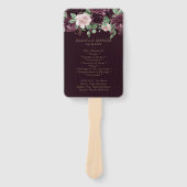 Éventail Moody Passion | Programme de Rose de vin violet sp (Devant)