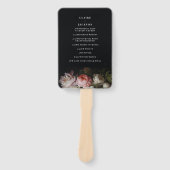 Éventail Moody Peony Rose Floral (Devant)