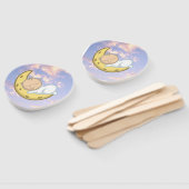 Éventail Moon Baby Design Ventilateur à main (Non-assemblé)