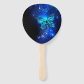 Éventail Morpho Butterfly in the Dark Background (Dos)