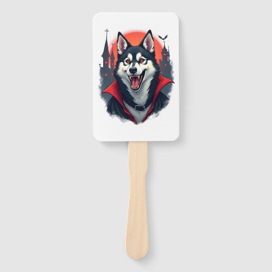 Éventail Morsure de Husky Vampire (Devant)