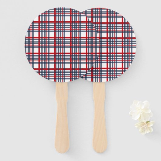 Éventail Motif (Devant et derrière)