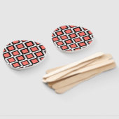 Éventail Motif Aztec (Non-assemblé)