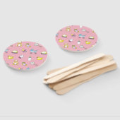 Éventail Motif baby shower (Non-assemblé)