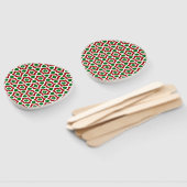 Éventail Motif de Noël (Non-assemblé)