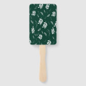 Éventail motif feuille (Dos)