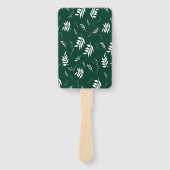 Éventail motif feuille (Devant)