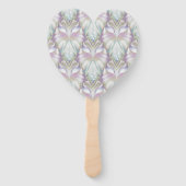 Éventail Motif Oracle Owl Pastel Purple (Devant)