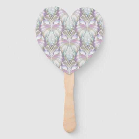 Éventail Motif Oracle Owl Pastel Purple (Devant)