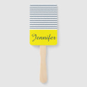 Éventail Motif rayé moderne (Dos)