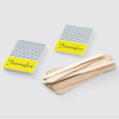 Éventail Motif rayé moderne (Non-assemblé)