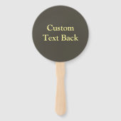 Éventail Motif triangles (Dos)