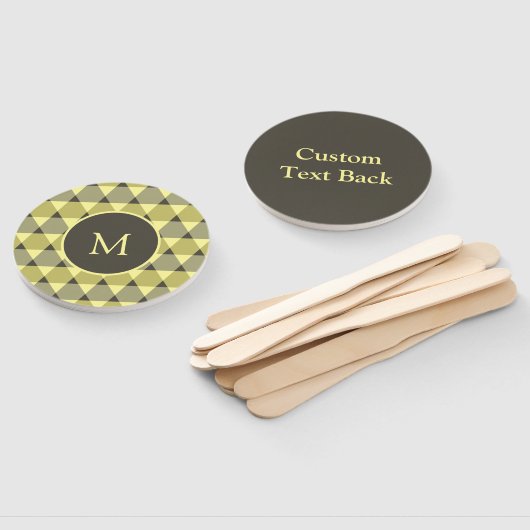 Éventail Motif triangles (Non-assemblé)