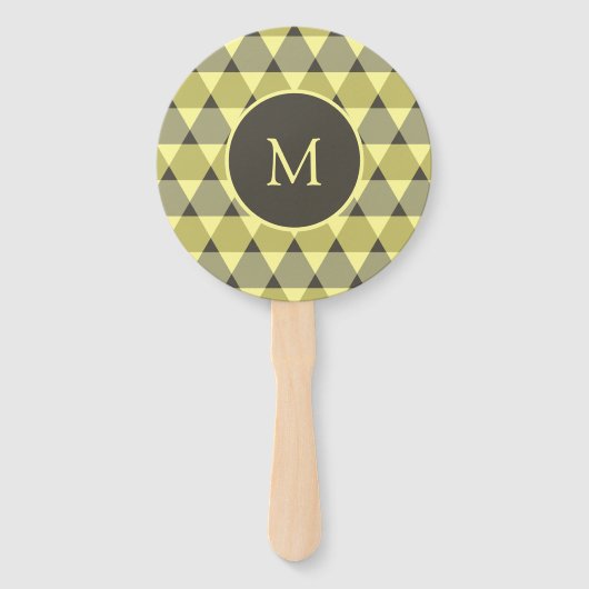 Éventail Motif triangles (Devant)