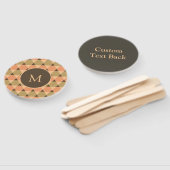 Éventail Motif triangles (Non-assemblé)