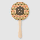 Éventail Motif triangles (Devant)