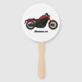 Éventail moto de style croiseur cool (Dos)