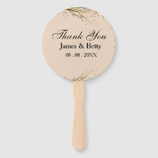 Éventail Mots-clés Chic Rustic Merci Favoriser