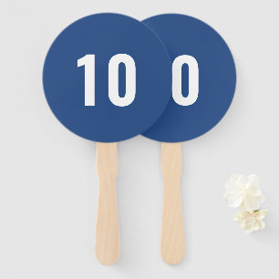 Éventail N° Blue Sports Event Score
