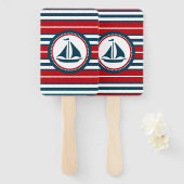 Éventail Nautical design (Devant et derrière)