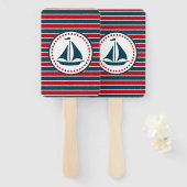 Éventail Nautical design (Devant et derrière)