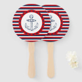 Éventail Nautical design (Devant et derrière)
