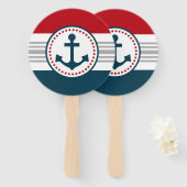 Éventail Nautical design (Devant et derrière)