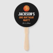 Éventail Né À Ball Basketball Anniversaire de enfant À Thèm (Devant)